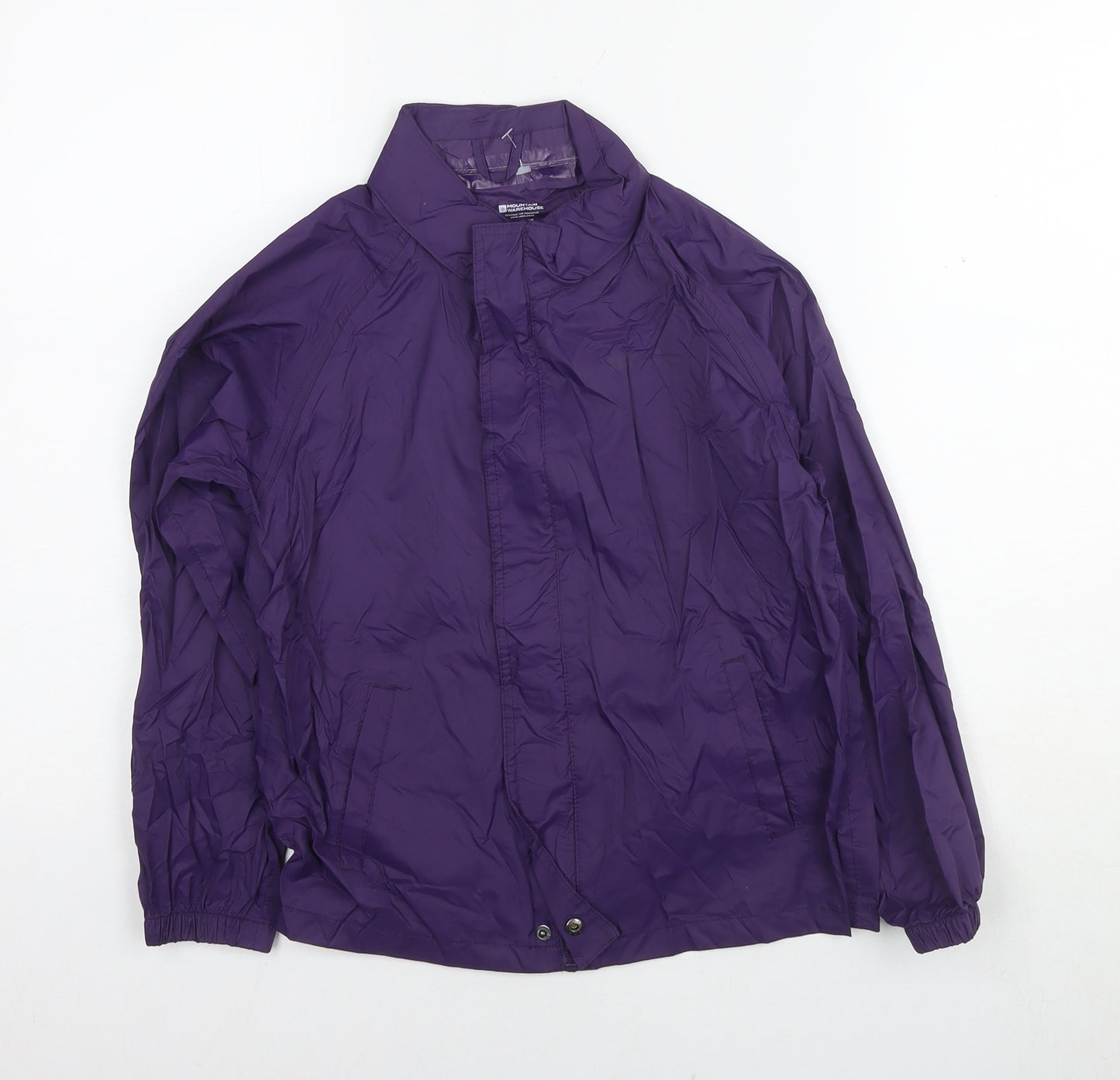 Mountain Warehouse Girls Purple Jacket Size 9-10 Years Zip