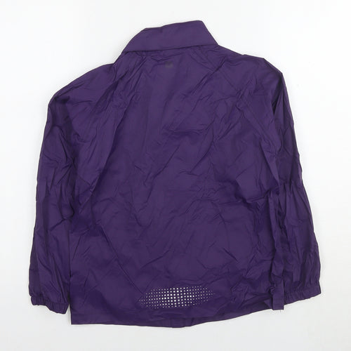 Mountain Warehouse Girls Purple Jacket Size 9-10 Years Zip