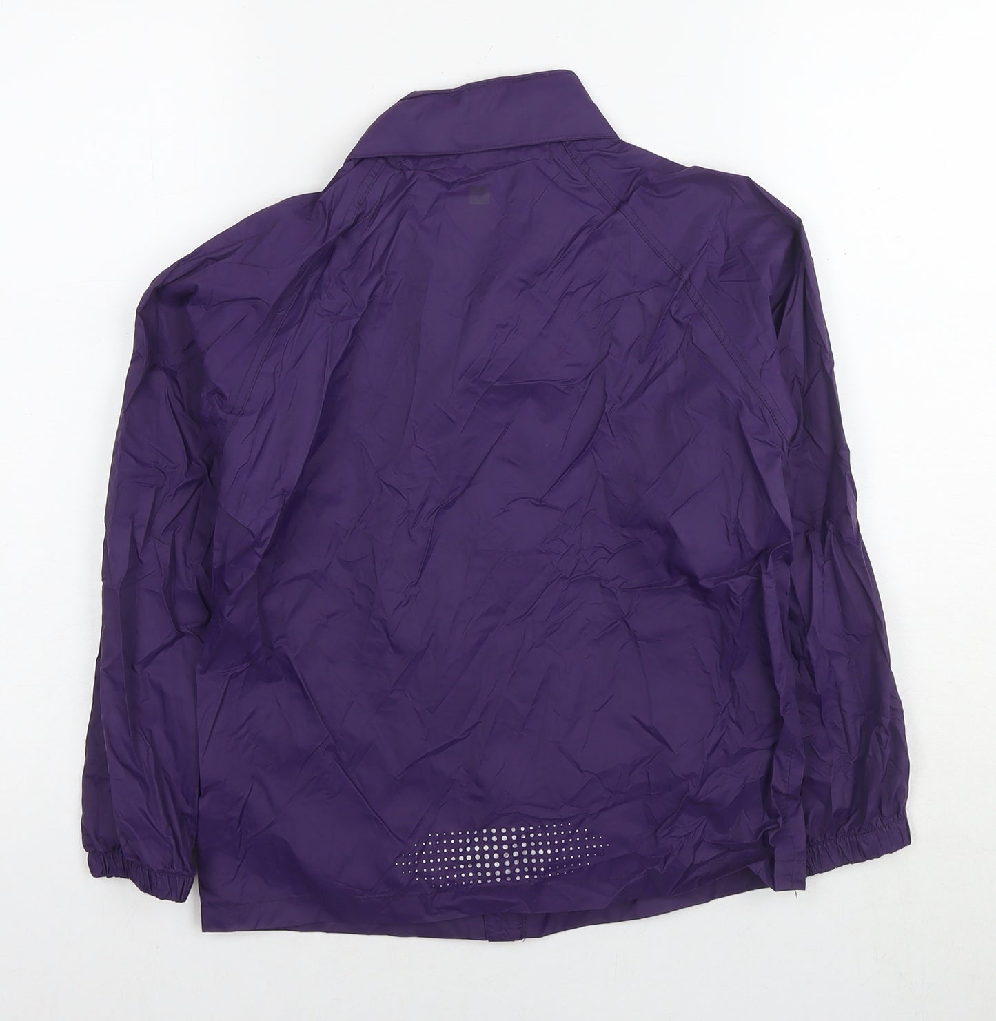 Mountain Warehouse Girls Purple Jacket Size 9-10 Years Zip