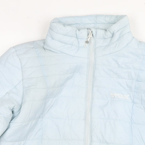 Mountain Warehouse Womens Blue Quilted Jacket Size 12 Zip