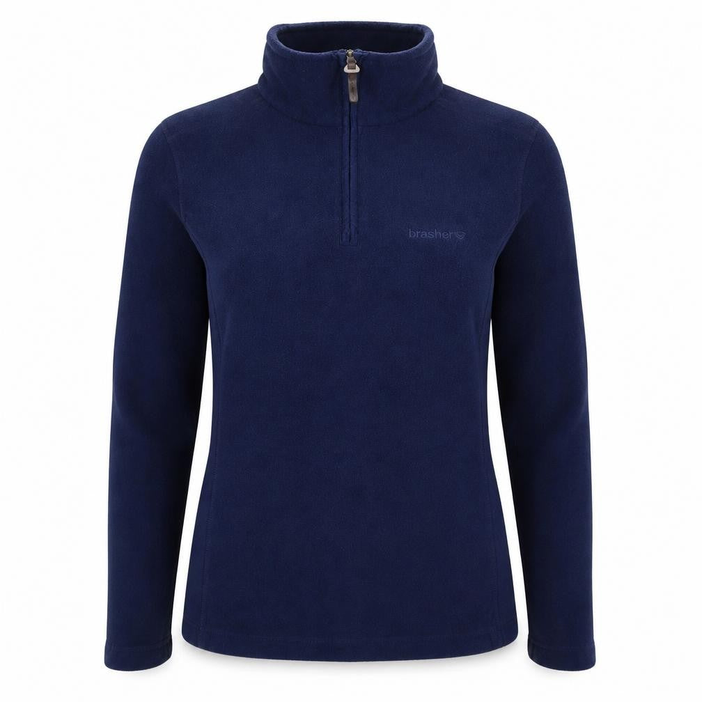 brasher Womens Blue Polyester Pullover Sweatshirt Size 10 Pullover
