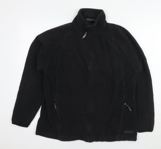 Gelert Womens Black Jacket Size 14 Zip