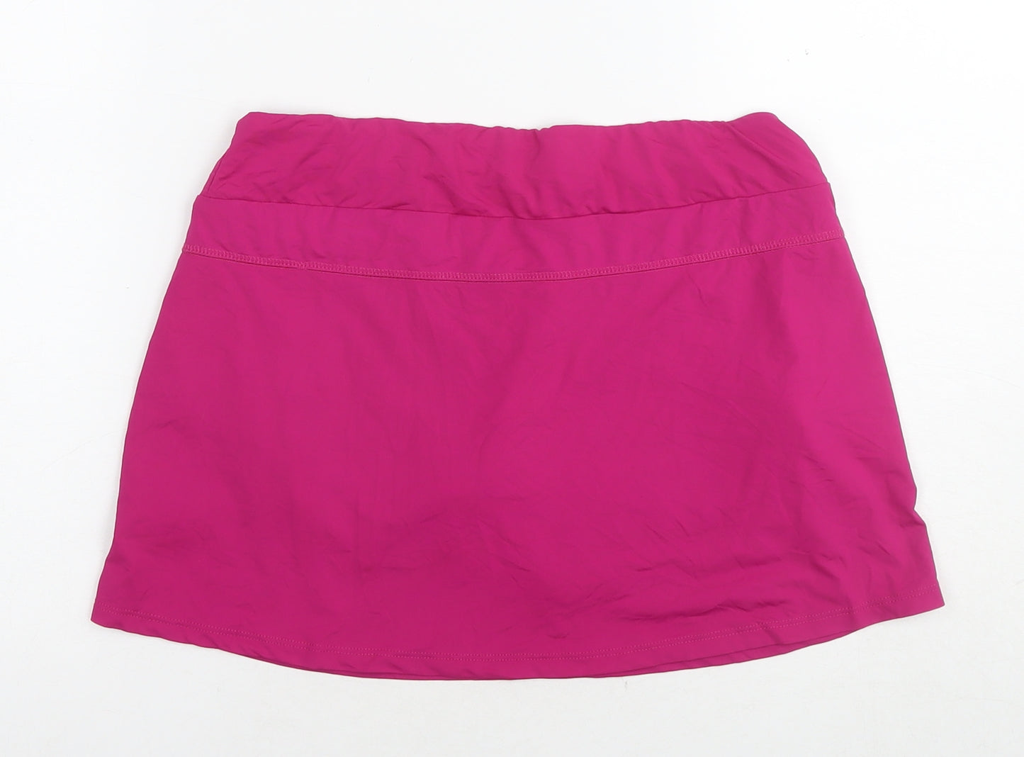 Dunlop Womens Pink Polyamide Skater Skirt Size 12