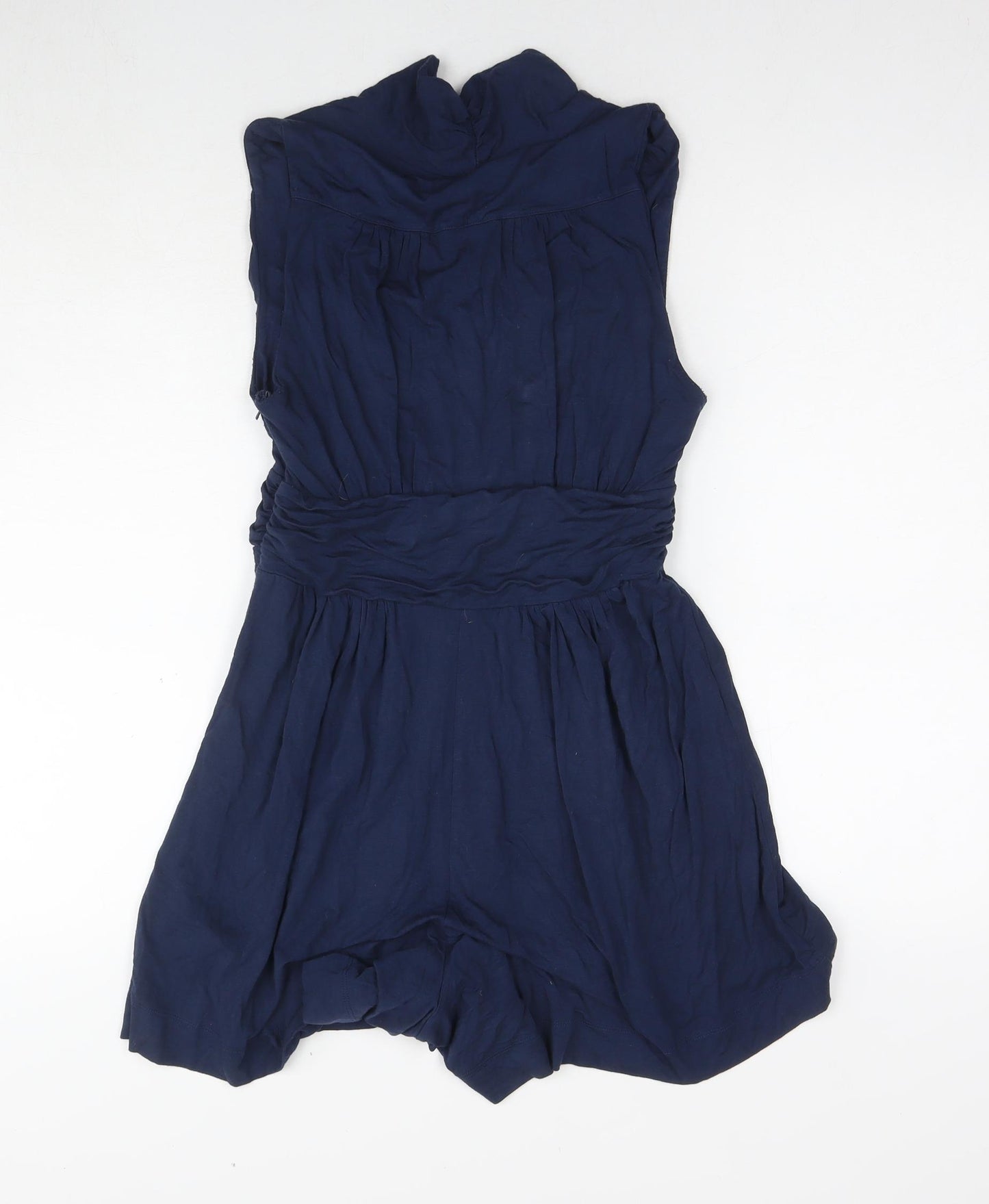 French Connection Womens Blue Viscose Playsuit One-Piece Size 12 L3 in Pullover