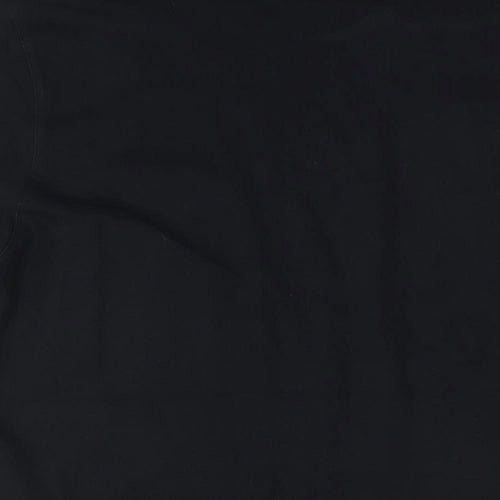 Marks and Spencer Mens Black Cotton T-Shirt Size L Round Neck