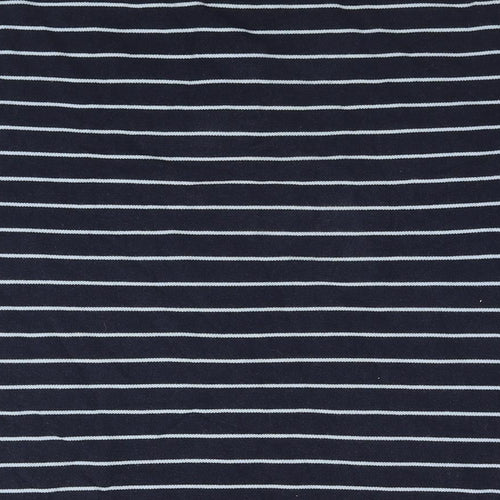 Marks and Spencer Mens Blue Striped Cotton Polo Size M Collared Pullover