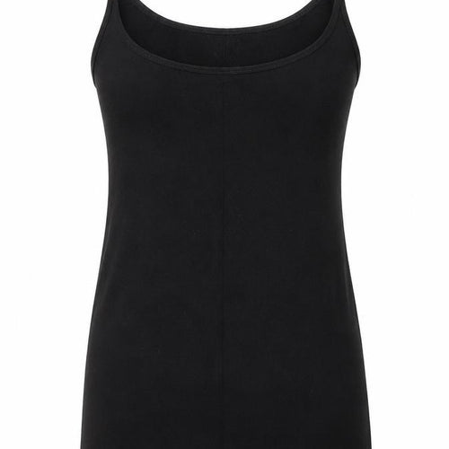 H&M Womens Black Cotton Camisole Tank Size S Round Neck