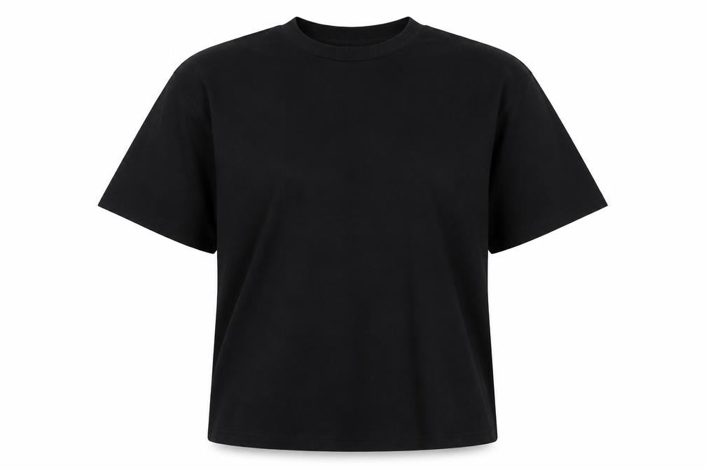 Missguided Womens Black Cotton Basic T-Shirt Size 6 Round Neck - Bad influence basketball