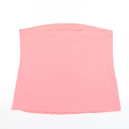 NEXT Womens Pink Polyester Basic T-Shirt Size 20 Square Neck
