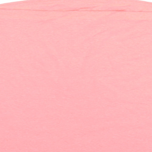 NEXT Womens Pink Polyester Basic T-Shirt Size 20 Square Neck