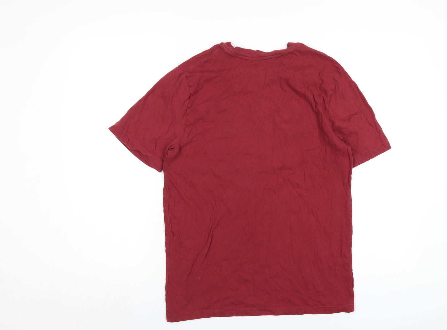 Xersion Mens Red Cotton T-Shirt Size S Round Neck