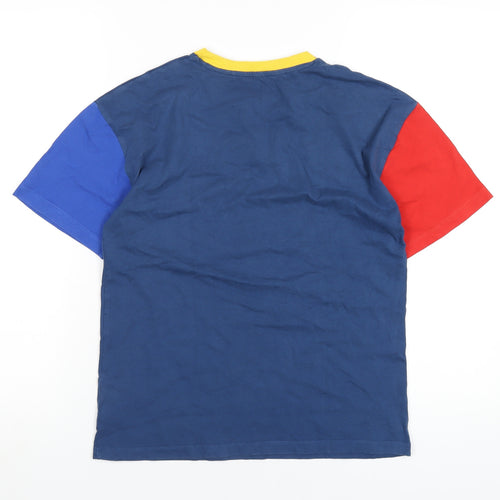 NEXT Boys Blue Cotton Basic T-Shirt Size 12 Years Round Neck Pullover