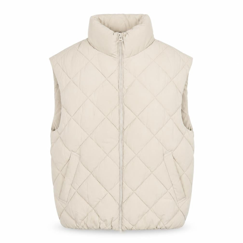 New Look Girls Beige Gilet Waistcoat Size 14-15 Years Zip