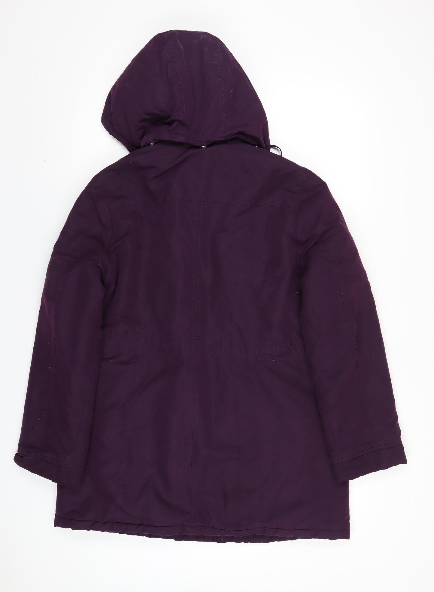 BHS Womens Purple Jacket Coat Size 12 Zip