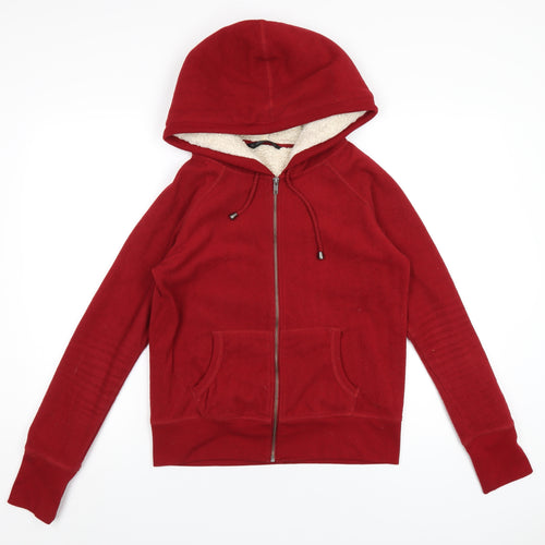 Dunnes Stores Womens Red Jacket Size 12 Zip