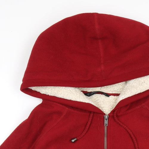 Dunnes Stores Womens Red Jacket Size 12 Zip