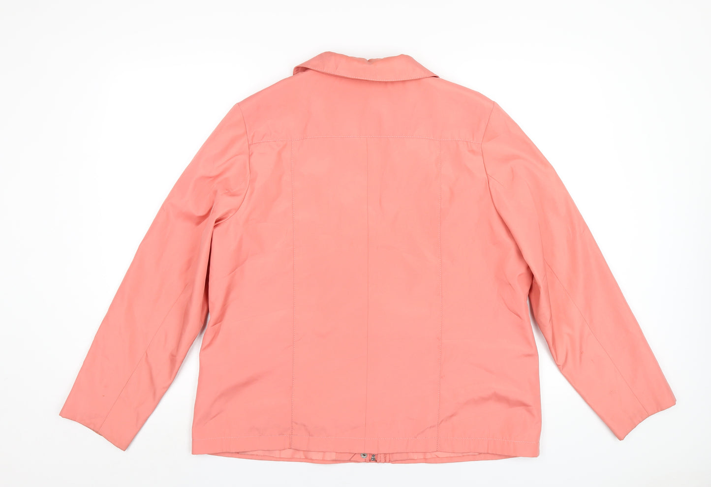 Bonmarché Womens Pink Jacket Coat Size M Zip