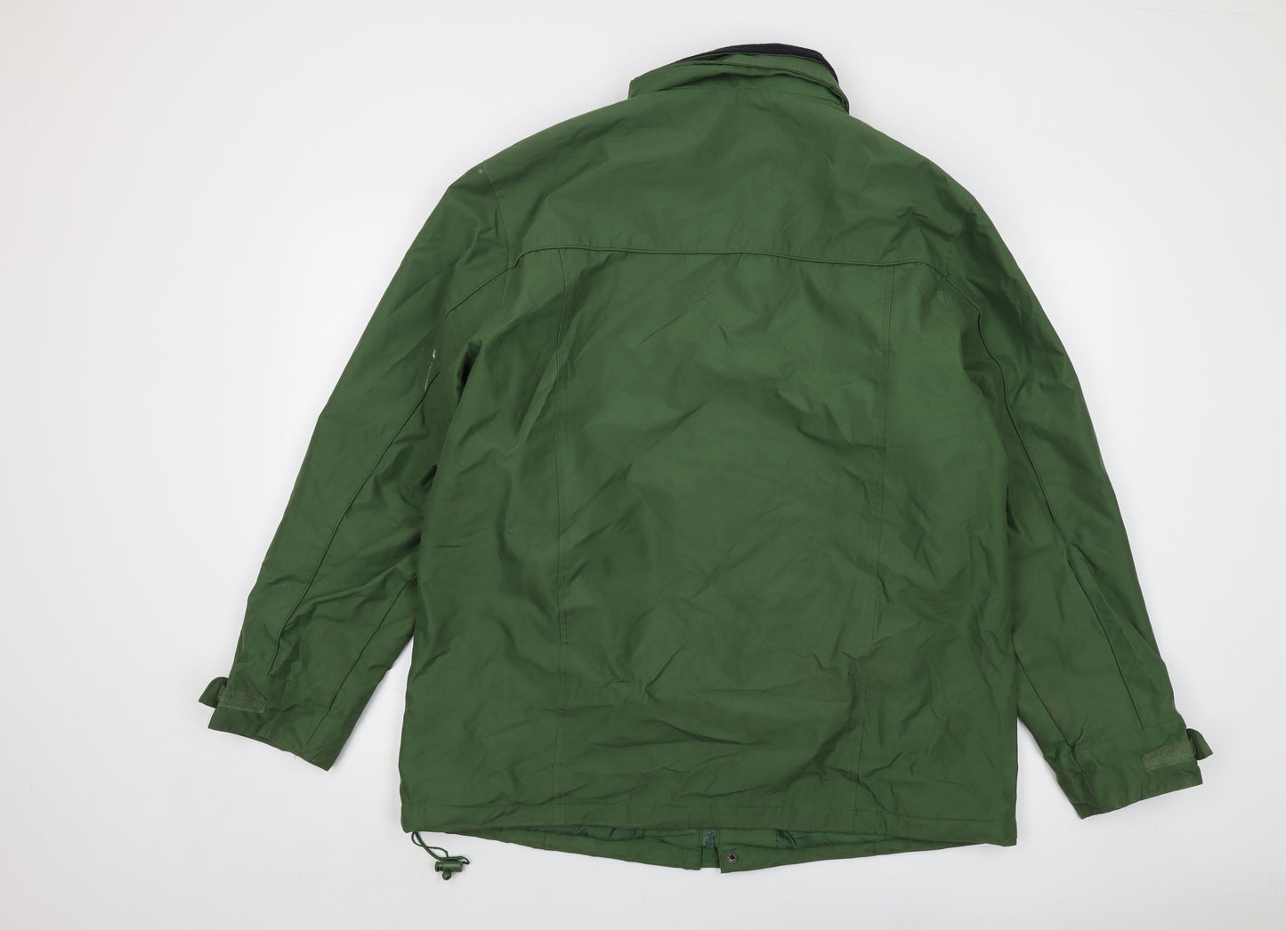 Cotton Traders Mens Green Jacket Size L Zip