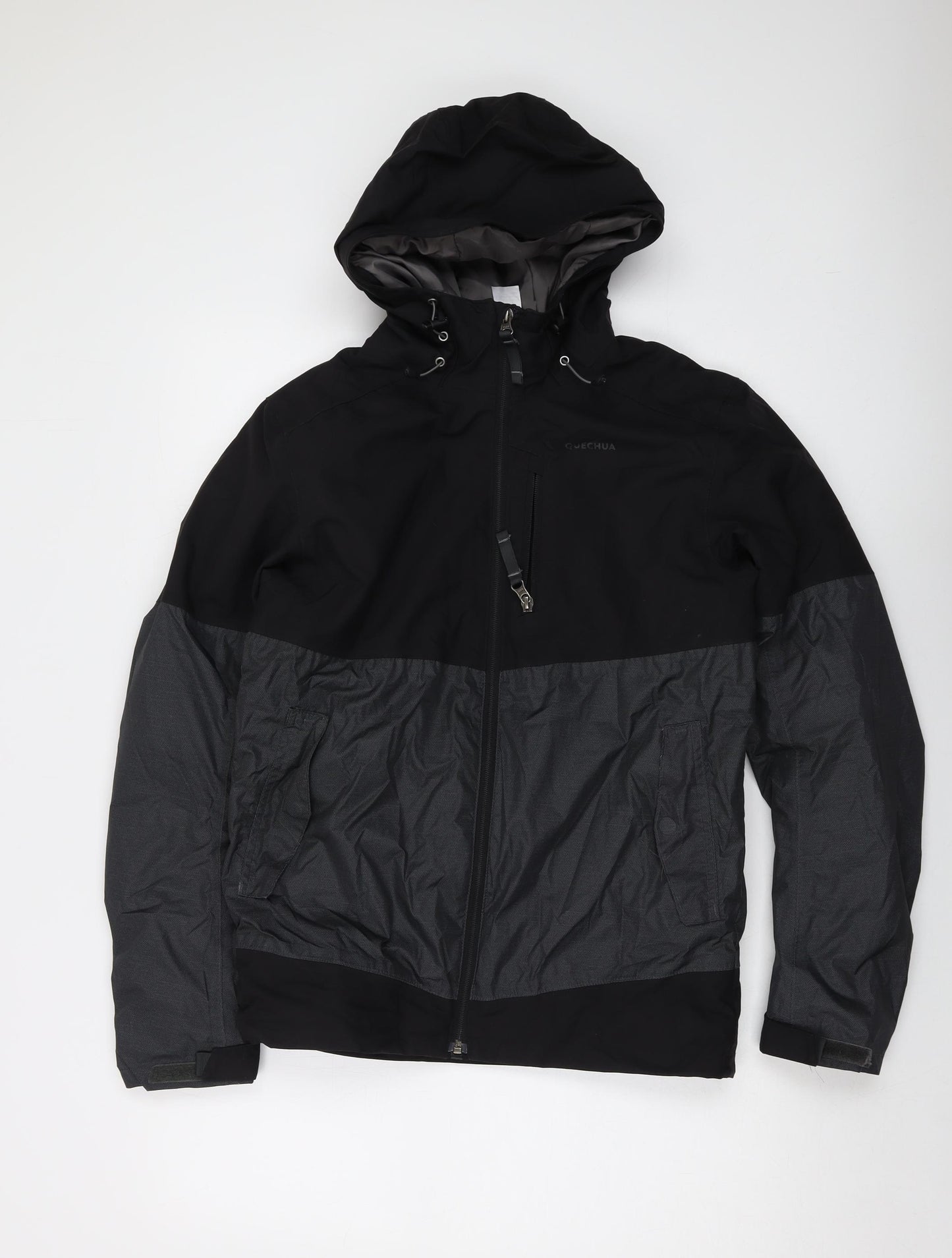 Quechua Mens Black Jacket Size XS Zip