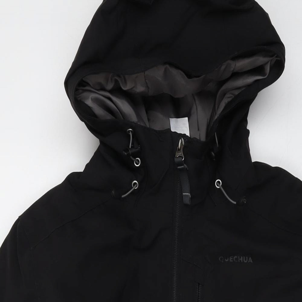 Quechua Mens Black Jacket Size XS Zip