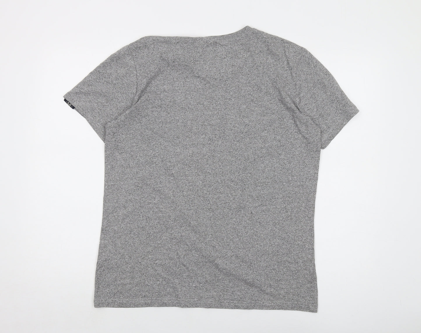 Tokyo Laundry Mens Grey Cotton T-Shirt Size L Crew Neck