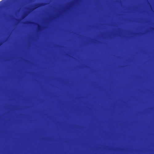 adidas Mens Blue Cotton T-Shirt Size XL Crew Neck