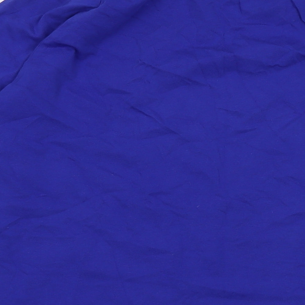 adidas Mens Blue Cotton T-Shirt Size XL Crew Neck