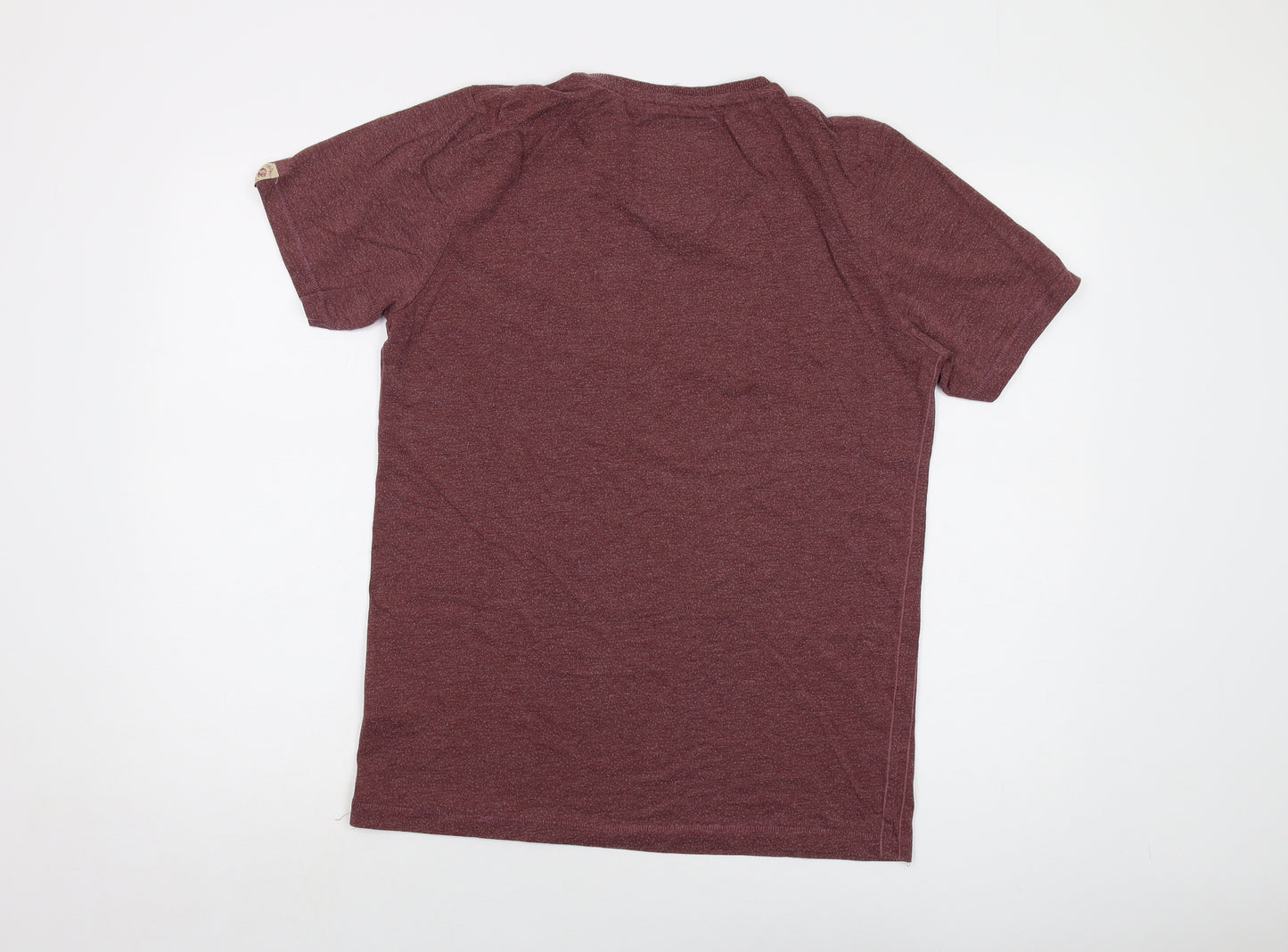 Tokyo Laundry Mens Red Polyester T-Shirt Size M V-Neck