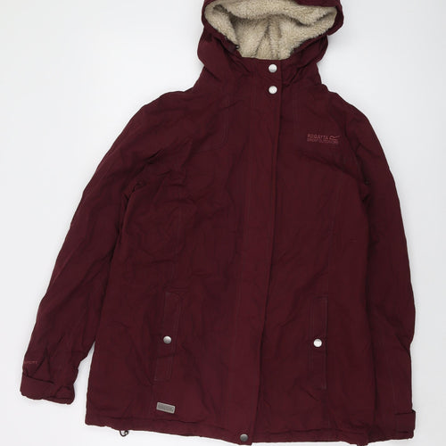 Regatta Womens Red Jacket Size 12 Zip