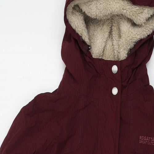 Regatta Womens Red Jacket Size 12 Zip