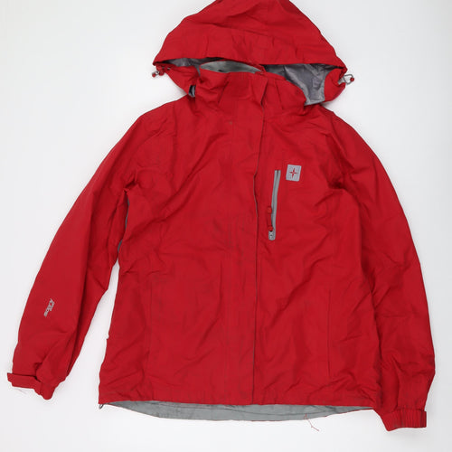 Mountain Warehouse Womens Red Jacket Size 14 Zip