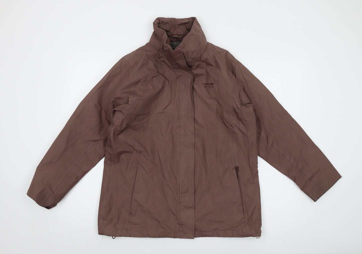 Regatta Womens Brown Jacket Size 12 Zip