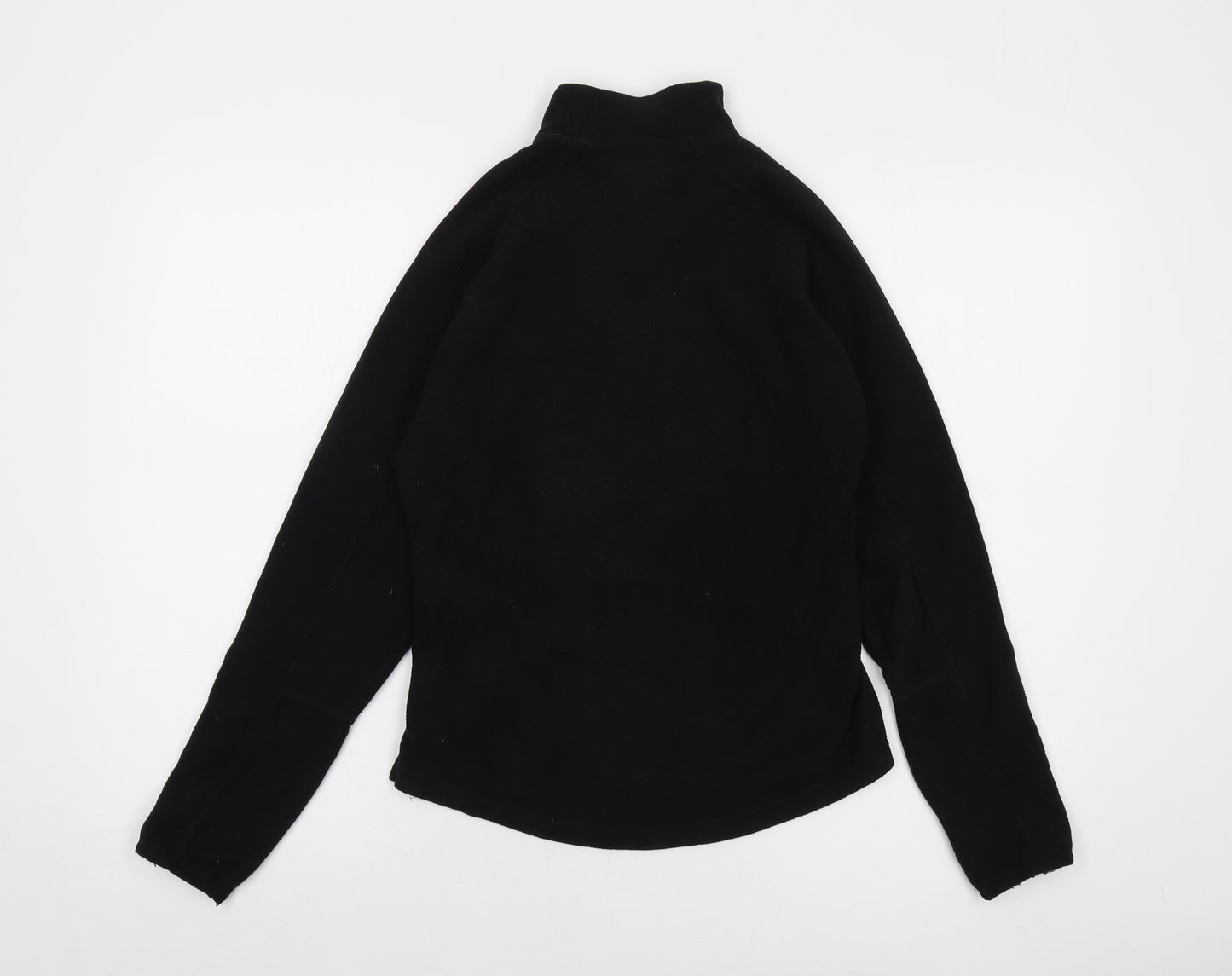 Quechua Womens Black Polyester Pullover Sweatshirt Size XS Zip