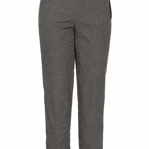 French Connection Womens Beige Geometric Cotton Trousers Size 8 L26 in Regular Zip