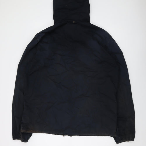 Pretty Green Mens Blue Jacket Size XL Zip