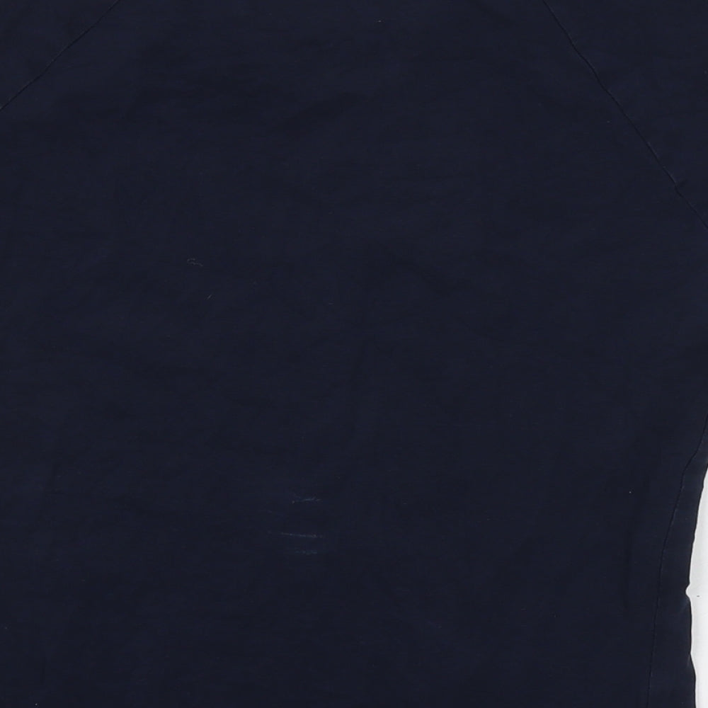 Gymshark Womens Blue Cotton Basic T-Shirt Size S Round Neck