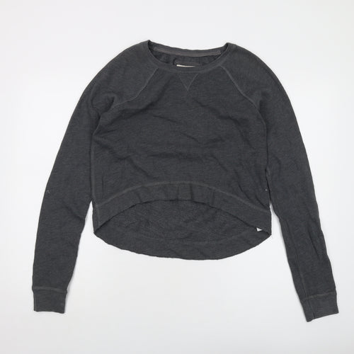 Hollister Womens Grey Cotton Pullover Sweatshirt Size M Pullover