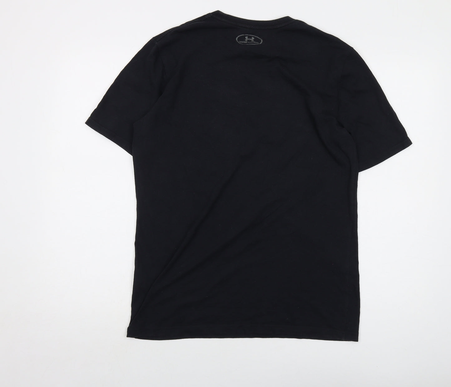 Under armour Mens Black Cotton T-Shirt Size S Crew Neck