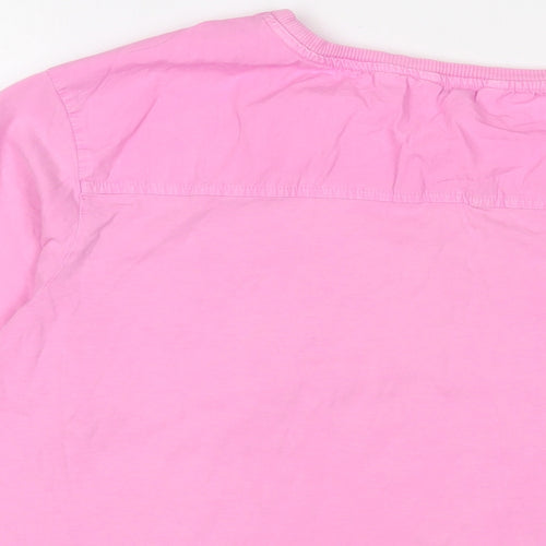 NEXT Womens Pink Cotton Basic T-Shirt Size 18 Crew Neck