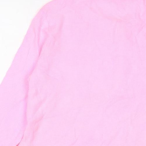 By Boutique Womens Pink Cotton Basic T-Shirt Size XL Crew Neck