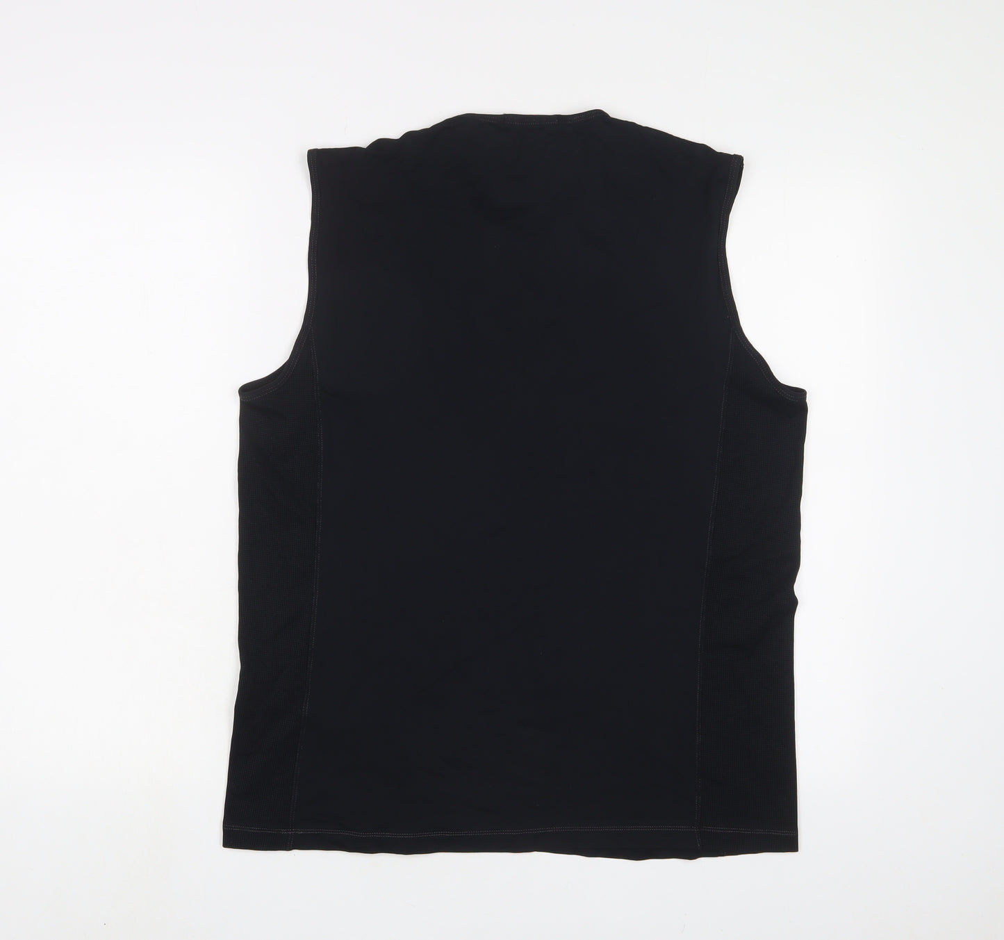 Marks and Spencer Womens Black Polyamide Basic Tank Size XL Crew Neck