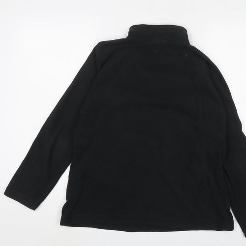 Peter Storm Womens Black Polyester Pullover Sweatshirt Size 16 Zip