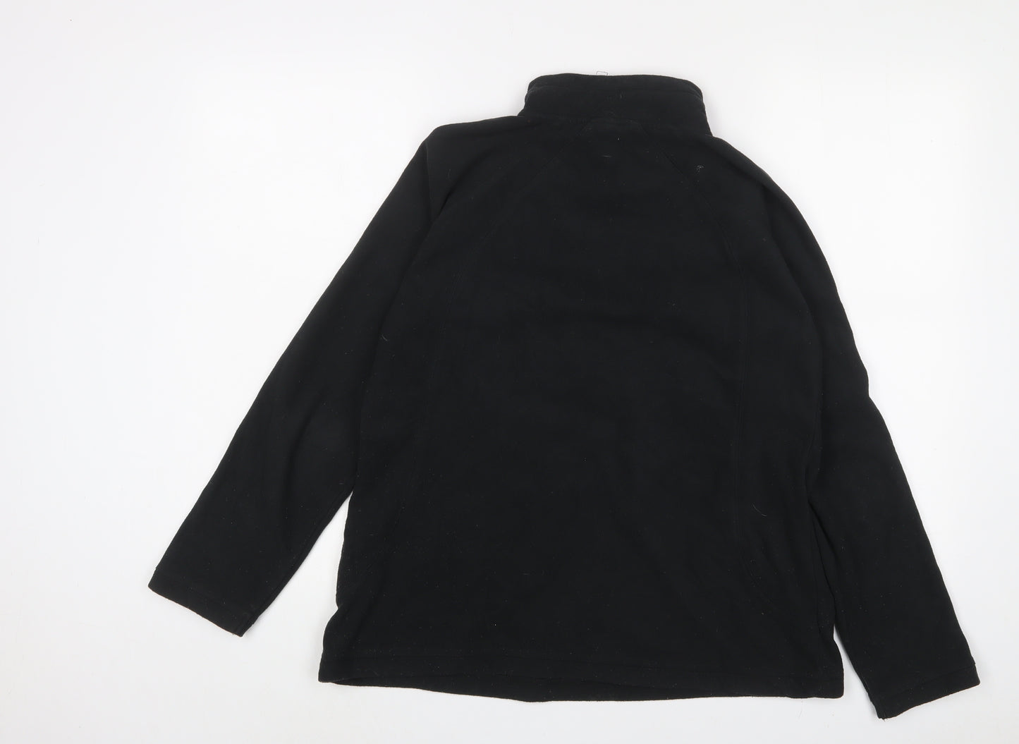 Peter Storm Womens Black Polyester Pullover Sweatshirt Size 16 Zip