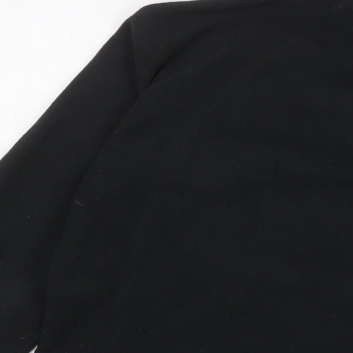 Peter Storm Womens Black Polyester Pullover Sweatshirt Size 16 Zip