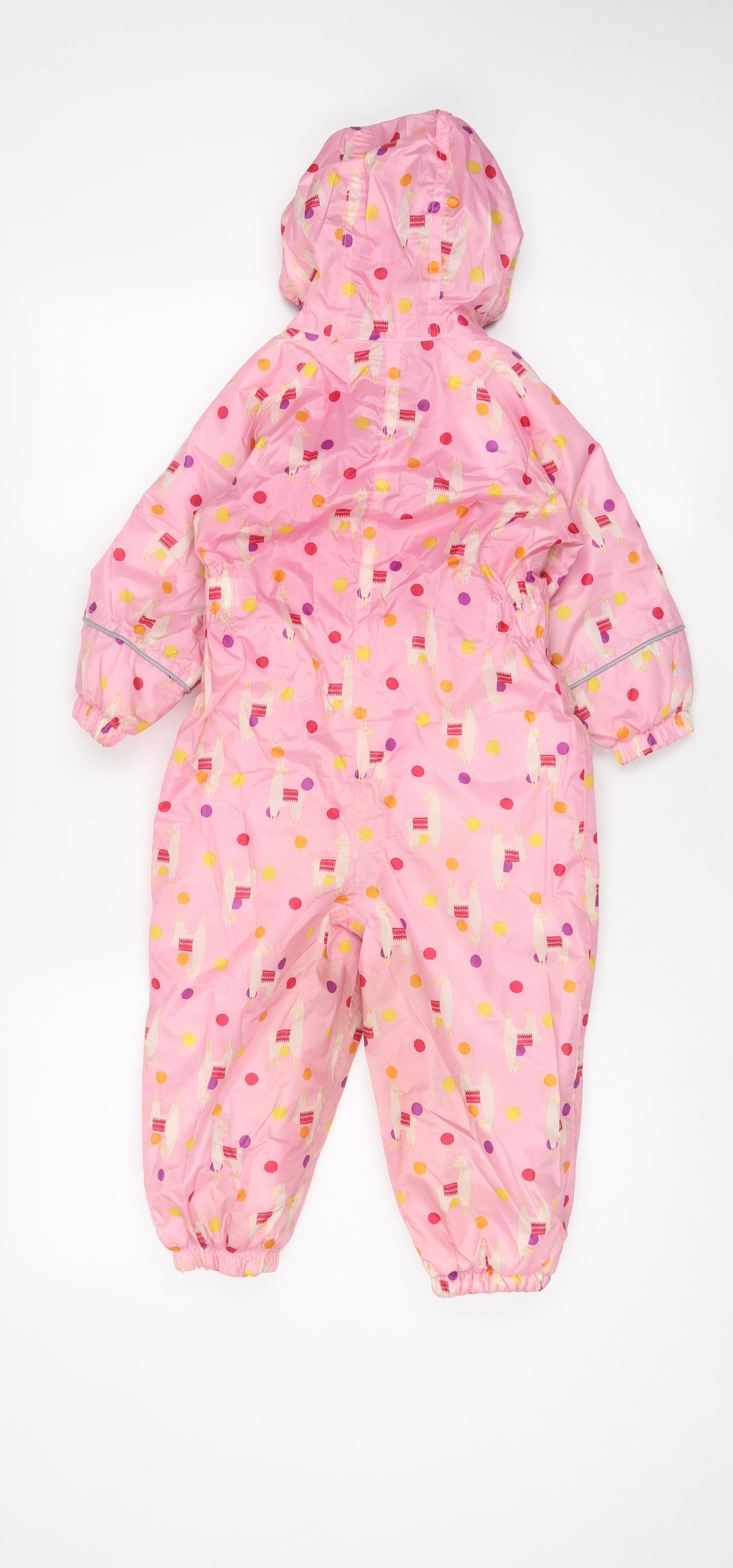 Regatta Girls Pink Geometric Jacket Snowsuit Size 18-24 Months Zip