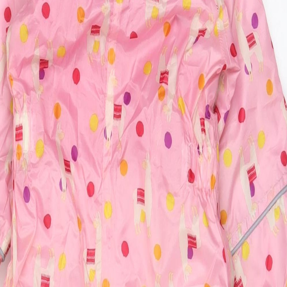 Regatta Girls Pink Geometric Jacket Snowsuit Size 18-24 Months Zip