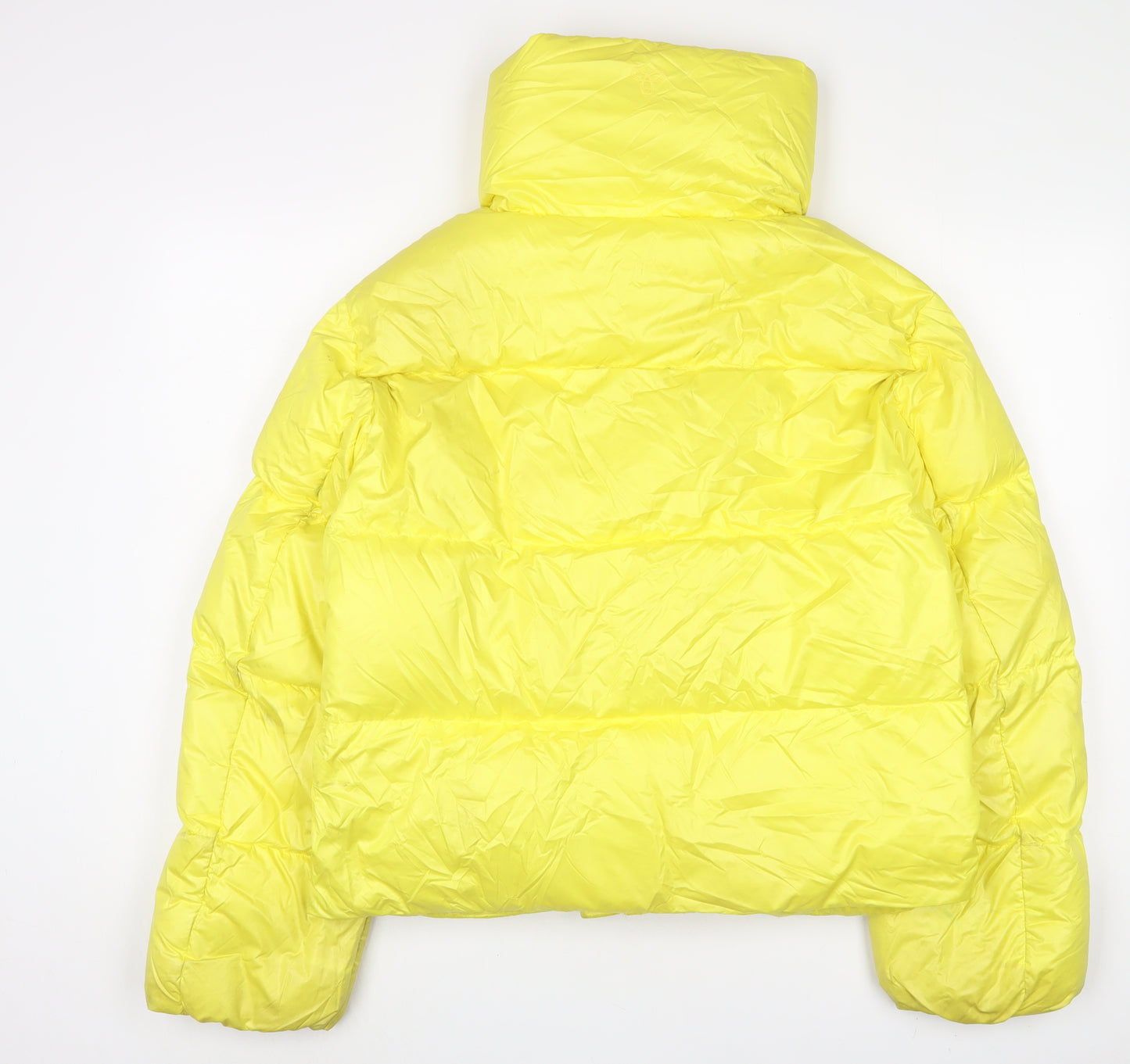 NEXT Womens Yellow Parka Coat Size 10 Zip