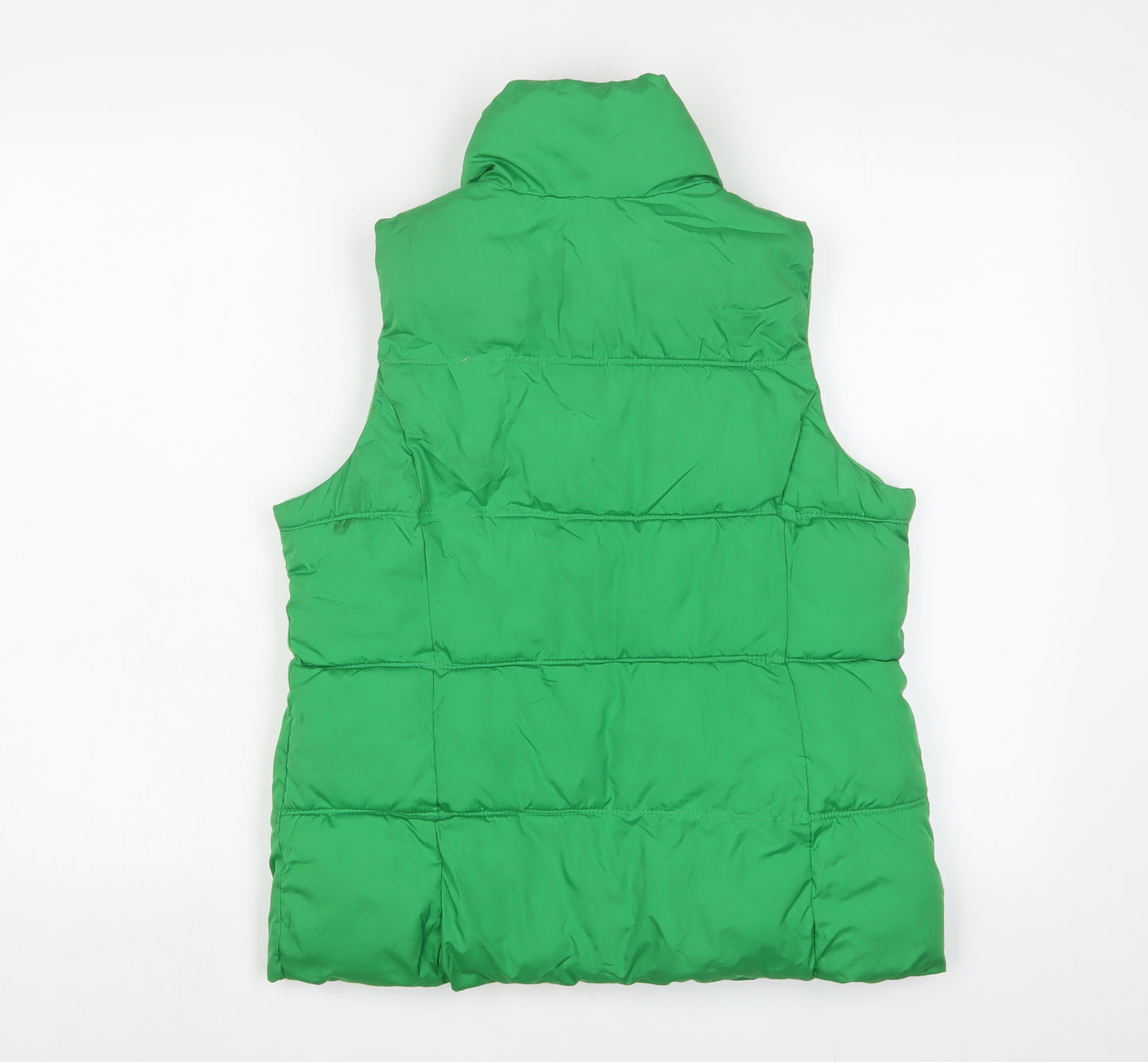 Old Navy Womens Green Gilet Jacket Size XS Zip