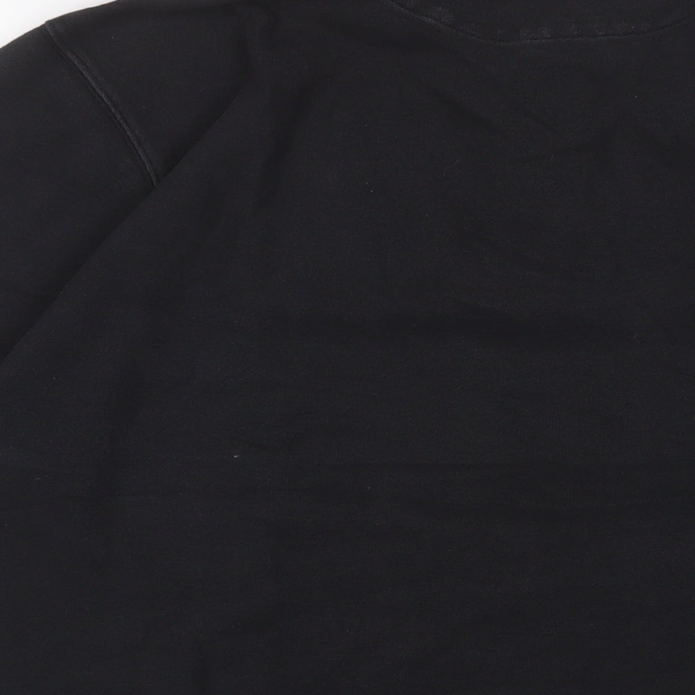 Charles Tyrwhitt Mens Black Cotton Polo Size XL Collared Button