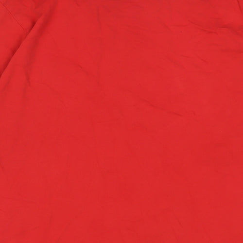 Oneills Mens Red Cotton T-Shirt Size M Crew Neck - St. Helens R.F.C